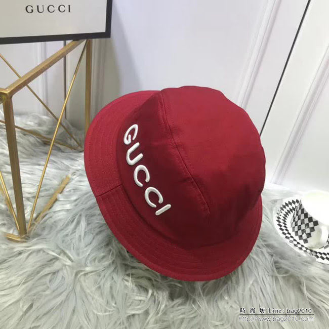 GUCCI古馳 專櫃同步 新品經典 隨意折疊漁夫帽 LLWJ6866